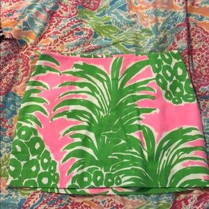 Lilly Pulitzer pineapple print skirt